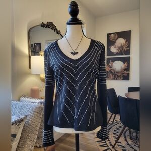 3/$30 -Metal Studded Shirt